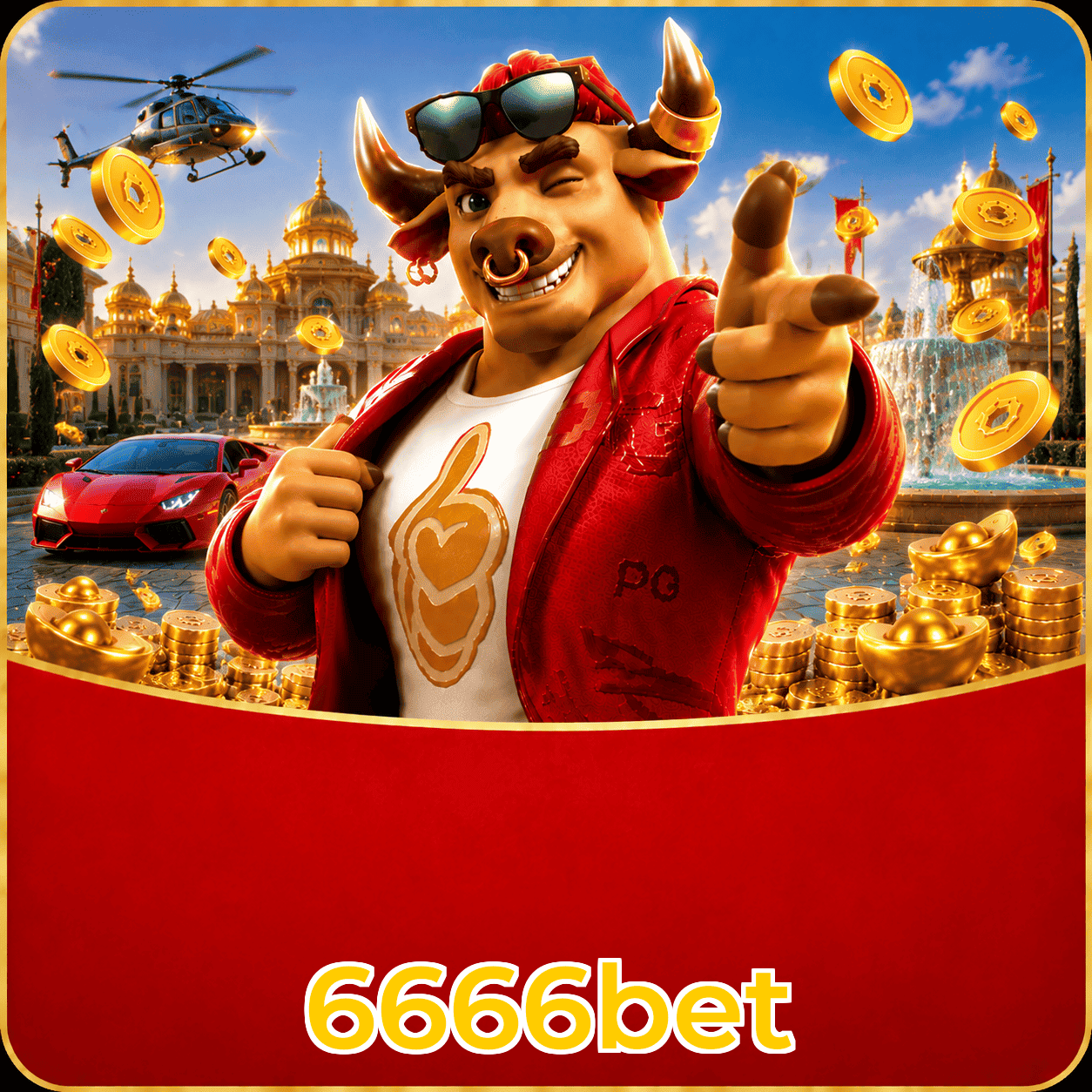 Logo 6666bet Telegram Canal Oficial
